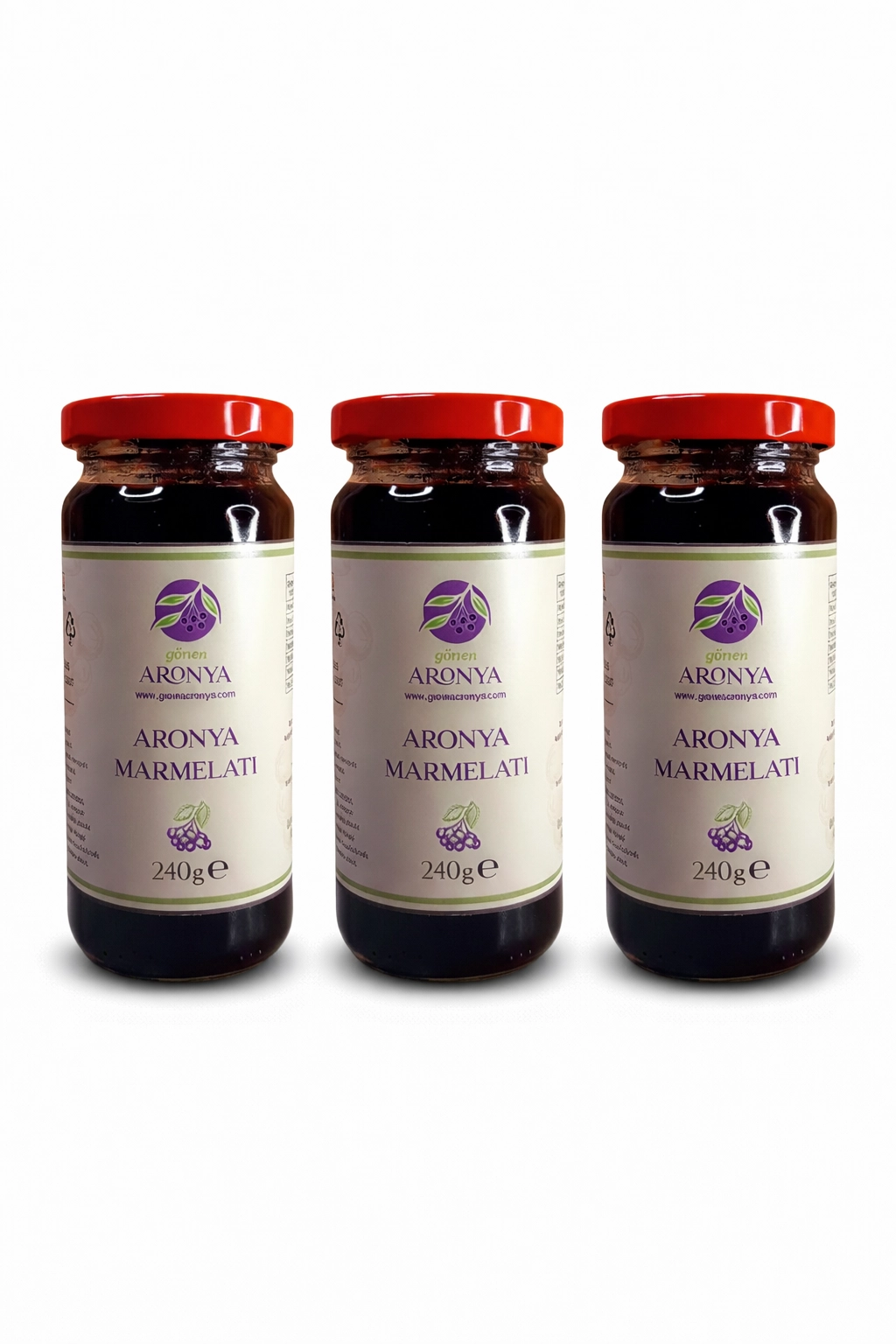 Aronya Marmelatı 3 lü Avantajlı Paket ( 720 gr)
